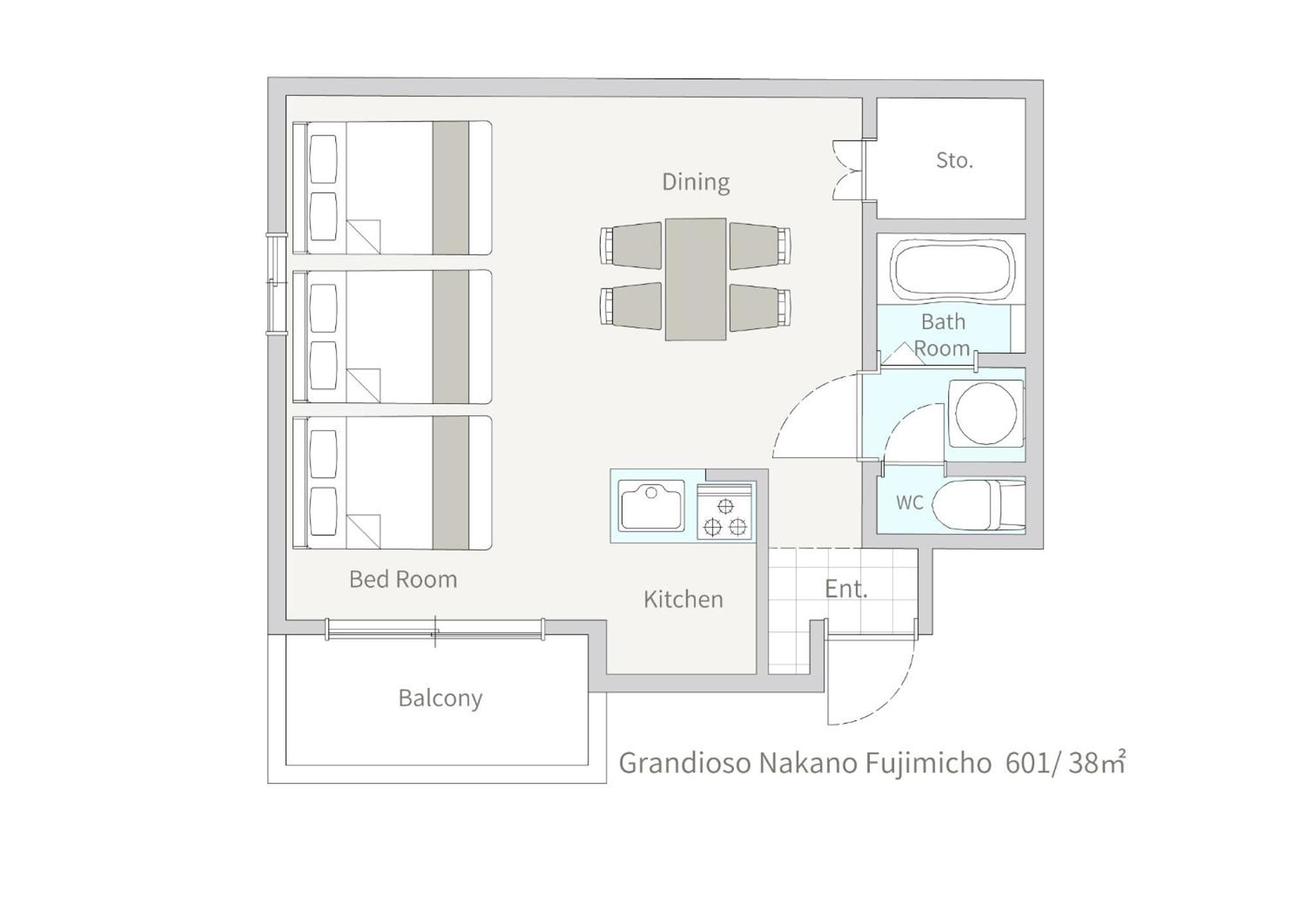Green House Nakano Fujimicho - Vacation Stay 65976V Tokyo Ngoại thất bức ảnh